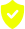 Gravity Security Information. Icon of shield with completed tick mark in the center.
